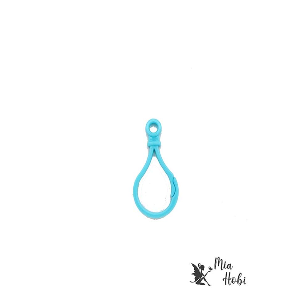 Plastik Emzik Askısı - Mavi