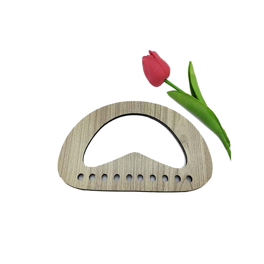 Ahşap Çanta Sapı Vizon 3