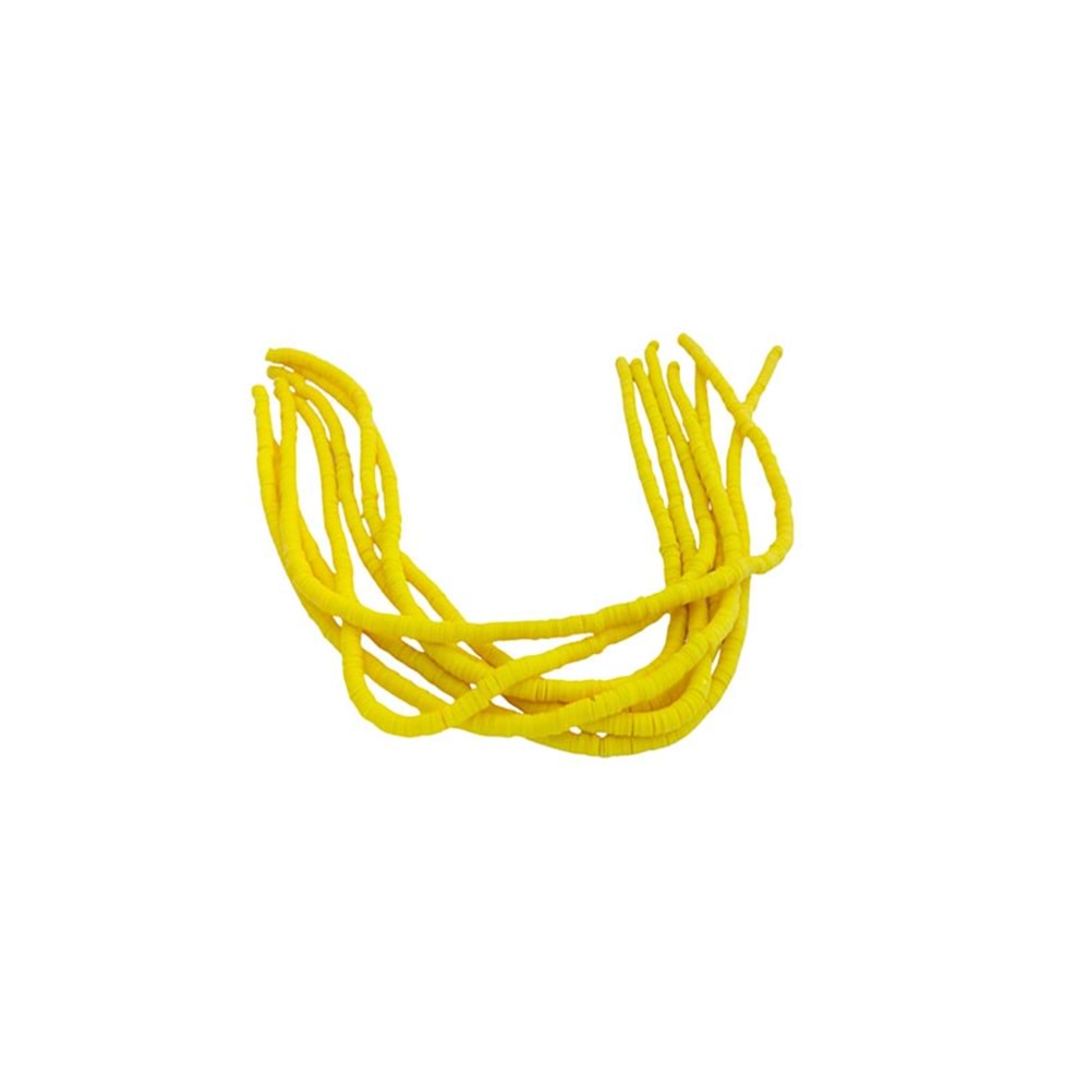 Fimo Boncuk Sarı