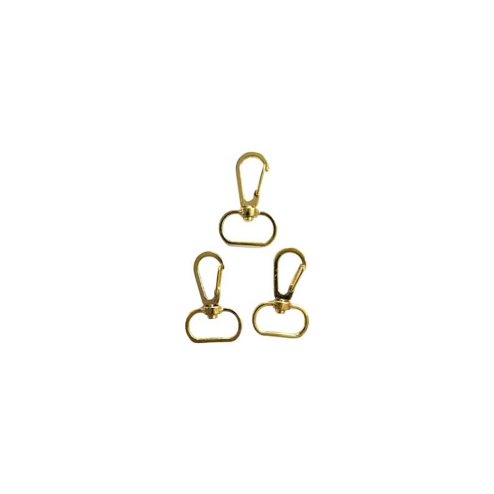 Papağan Klips Gold 2.5 cm