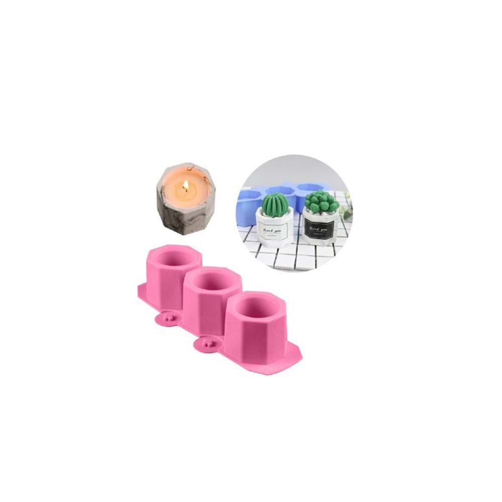 Mini Sukulent Saksı Kalıbı 5 cm