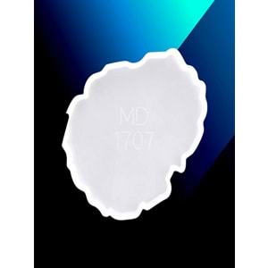 Geode Bardak Altlığı Silikon Kalıp 12 cm
