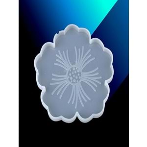 Çiçek Model Bardak Altlığı Kalıp 11 cm