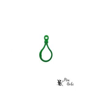 Plastik Emzik Askısı - Koyu Yeşil