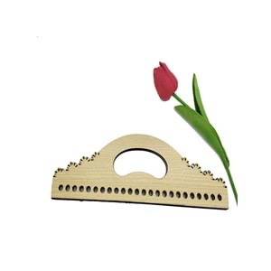 Ahşap Çanta Sapı Krem 5