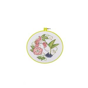 Tuva Kanaviçe Seti 19 cm - Kuş